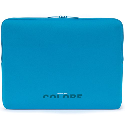 Tucano Second Skin Colore Neopren-Hülle für widescreen Notebooks 33 cm (13 Zoll) und 14 Zoll, blau - 4