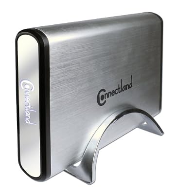 Connectland BE-USB3-U35SEA Boîtier externe USB 3.0 en aluminium pour Disque dur SATA HD 3,5" Argent