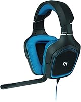 Logitech G430 Gaming Kopfh&ouml;rer (Dolby 7.1-Surround-Sound f&uuml;r PC und PS4) blau
