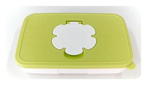 TUPPERWARE Baby Kids Feuchttuecherbox Wet wipes Box small flat Diaper Pampers - Green