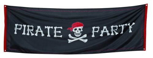 Piraten Party Dekorations Artikel - Ideal für Geburtstag oder Mottoparty