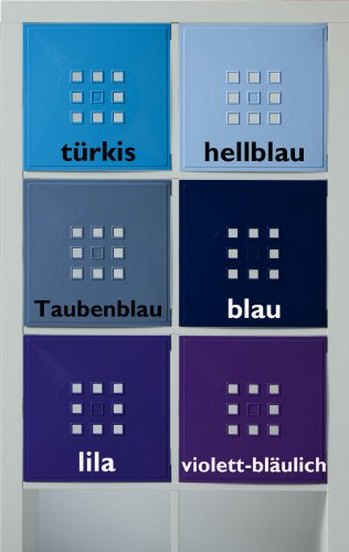 Dekaform-Tr-fr-Wrfelregal-Flexi-Einsatz-Ikea-Regal-ExpeditKallax-mit-Nrns-Trkis