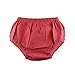 Bébé Bloomer - Culotte de bébé, culotte, arrière Pompe froncée, rouge, Boy/Girl, Taille L, 18-24 mois, 100% coton