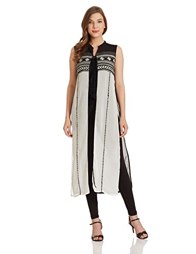 W for Woman Women's Polyester Standard Length Cape Gilet Jacket