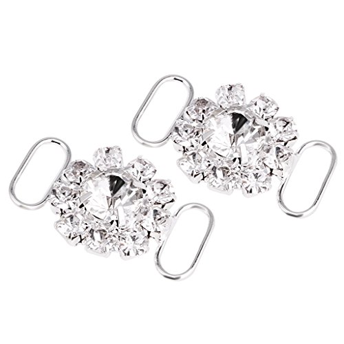 MagiDeal 10 Stück Blumenform Kristall Bikini Stecker Wölbung Link Für Bademode - 6