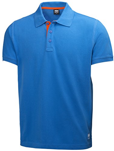 Helly Hansen Workwear Leichtes Poloshirt Oxford robustes Arbeitsshirt 530 racer, Größe XXL, blau, 79025