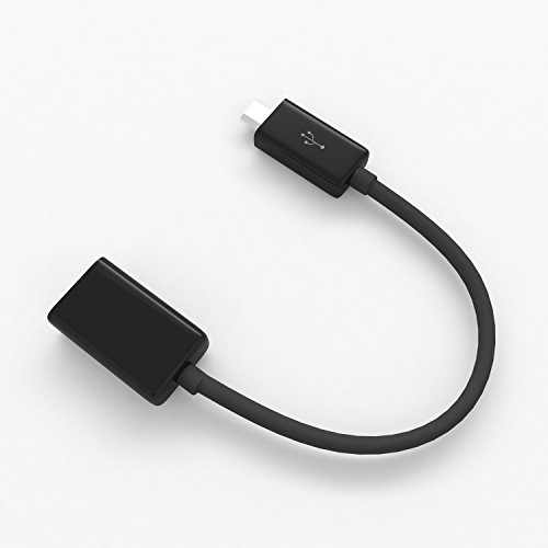 esorio® USB auf Micro USB Adapter Kabel Verlängerung in schwarz - 3