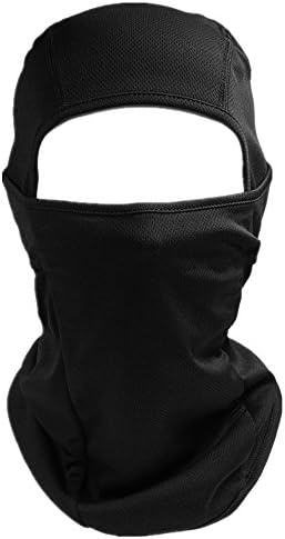 Balaclava, iBuger Face Mask Motorcycle Cycling Helmets Liner Ski Gear Neck Ski Neck Protecting Mask Accessories - Black