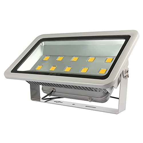 500 Watt LED Flutlicht Super Hell 50000LM Fluter Wasserdicht IP 66 Warmweiß Scheinwerfer Außenstrahler für Garten Hof Dock - 8