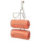 ESTRUCTURA ROBUSTA: Realizado en sólido metal, este toallero para baño tiene un duradero acabado resistente en plateado mate. Se limpia de forma fácil, simplemente pasándole un paño húmedo.