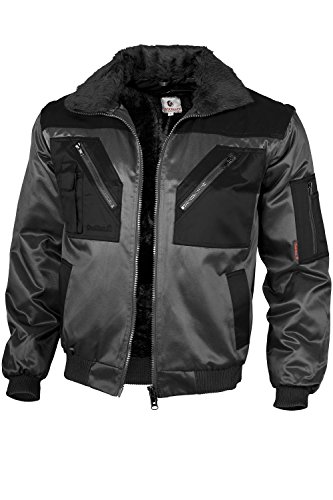 Preisvergleich Produktbild Pilotenjacke 4 in 1, Grau / Schwarz , M