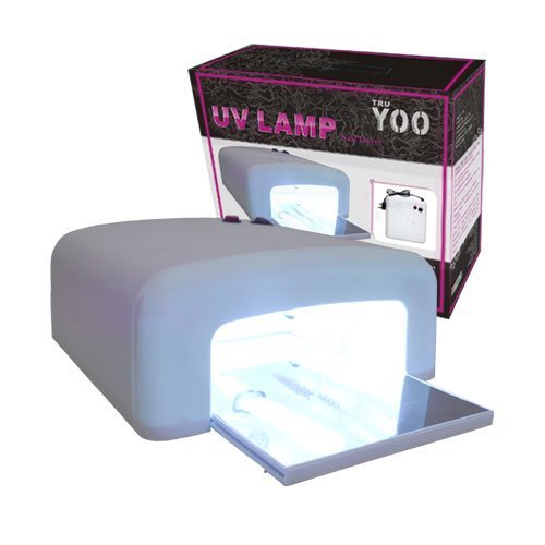 TRUYOO 36W Gel Nail Curing Dryer UV Nail Lamp Light with 4x 9W Light Bulbs - White