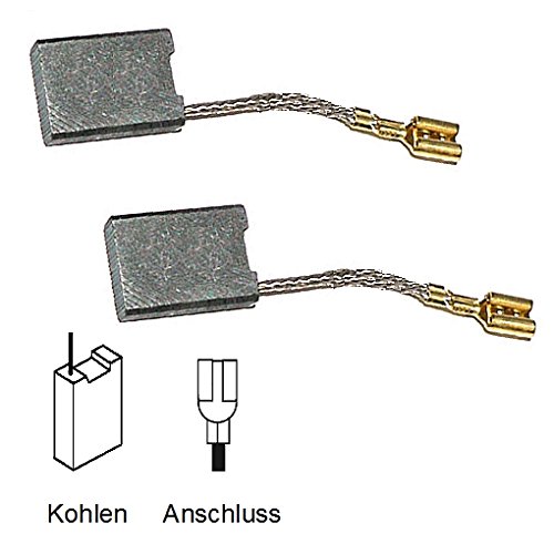 ULFATEC ® Kohlebürsten für Bosch GWS 25-230+J, GWS 2000-180+J - 6,3x16x22mm (2057)