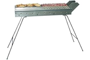 STUSSYDUNK Mistermoby Stainless Steel Barbecue for Grilling Skewers Meat on a Stick Kebab Meat Bread Fish Lenght 110 Cm The Original by Mister Moby