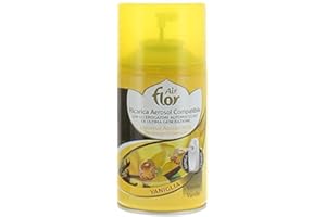 AIR FLOR 6 PZ Deo Ricarica 250 ML Vaniglia [ Totale 1,5 LT ]