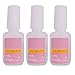 LIFECART 3 Bottles 10gBottle Nail Art False Tips Acrylic Glitter Glue