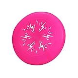 Tipo: Perros SUXIAO Juguete de Entrenamiento para Mascotas Disco de Vuelo Perro LED Iluminación Mordedura No tóxico Silicona Lanzar Juguete Juguete de Entrenamiento para Perros Grandes al Aire Libre, Rojo, 16 cm