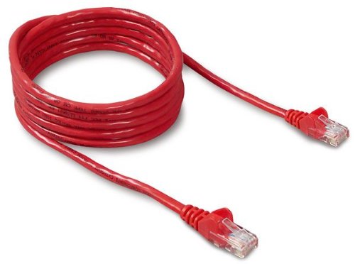 Preisvergleich Produktbild Belkin CAT 6 Netzwerkkabel 15,0 m STP rot Snagless