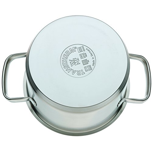 WMF Kochtopf hoch Ø 20 cm ca. 3,9l Gourmet Plus Innenskalierung Dampföffnung Made in Germany Hohlgriffe Metalldeckel Cromargan Edelstahl mattiert induktionsgeeignet spülmaschinengeeignet - 4