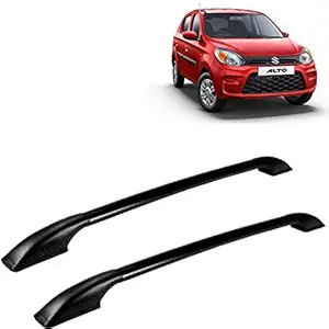 Vocado Exclusive Car Stylish Drill Free Roof Rails Black-for All Cars