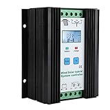 Protección contra rayos, Protección contra carga solar inversa, Protección contra circuito abierto de la batería, Protección contra marcha atrás de la batería, Velocidad de sobrecarga del viento y Sobretensión Protección de freno automática suave, Protección contra sobrecarga