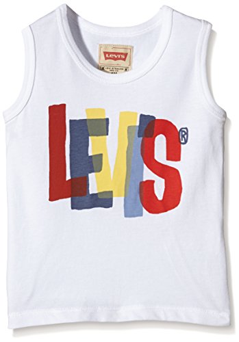 Levis Kids Baby Top Boys Marcel, Weiß (WHITE 01), 3-6 Months (manufacturer Size: 9m)