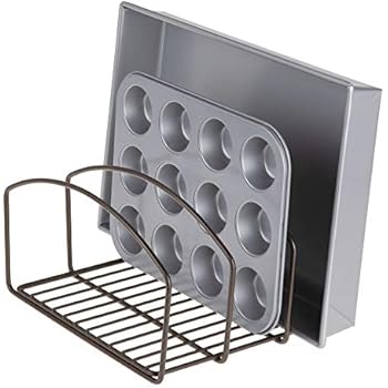 Amazon.de: mDesign Küchen Organizer – Geschirrablage mit drei Fächern