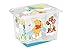 Keeper "Filip - Winnie The Pooh" Storage Box, Transparent, 20.5 Litre
