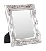 Produktbild Select Spiegel Enzo Kleiner Tisch Spiegel – French Vintage, Antik Barock Stil – 27 cm x 32 cm – Chic Home Decor (Antik Silber)