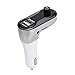 Produktbild TianranRT Auto Bluetooth Silber Auto Kit MP3 Musik Player Drahtlos Bluetooth UKW Sender Radio & USB Ladegerät AUX (Silber)