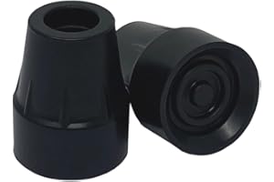 MINIFY Double Pack Replacement Rubber Feet 17 mm and 20 mm Non-Slip Real Rubber with Moulded Metal Disc (17 mm)