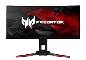 Acer Predator Z301C 75cm (29,5 Zoll Full HD) Curved Monitor (HDMI, DisplayPort, USB 3.0, 4ms Reaktionszeit, 144Hz, Full HD Auflösung, 2560 x 1080, EEK A+) schwarz