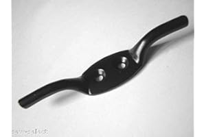 Penbrice Interiors Cleat Hook for Roman Corded Blinds - 6 Colours - Solid Metal - Includes Screws, Colour: Black