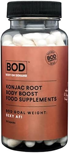 BOD KONJAC ROOT BODY BOOST FOOD SUPPLEMENTS 90 CAPSULES