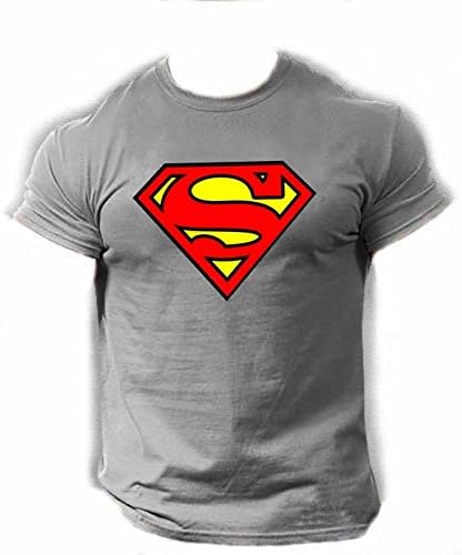 Mens MMA GYM BODYBUILDING MOTIVATION T-Shirt BEST WORKOUT CLOTHING TRAINING TOP … (Grey, X-Large)