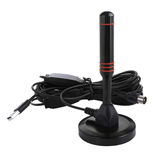 Preisvergleich Produktbild LIOOBO Aktive terrestrische DVB-T-Innenantenne Universal 32DB Außenwandantenne