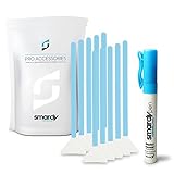 Sensor Cleaning Swab microfibra 24mm - La limpieza profesional para todo tipo de formato APS-C sensor de fotograma CCD / CMOS (sensor de anchura 24 mm) y de alta calidad óptica UV lentes de filtro. Con este conjunto se puede limpiar la cámara por poco dinero varias veces. Hisopo de limpieza (16 mm): Los hisopos son perfectos para la limpieza en húmedo o en seco profesional - Los palos tienen pequeños mini-canales que aseguran una distribución uniforme del líquido de limpieza