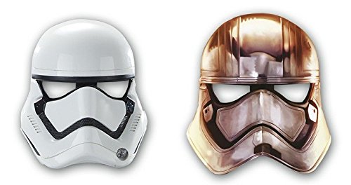 Star Wars Sturmtruppler 6 Papier Masken für Party Geburtstag Mottoparty