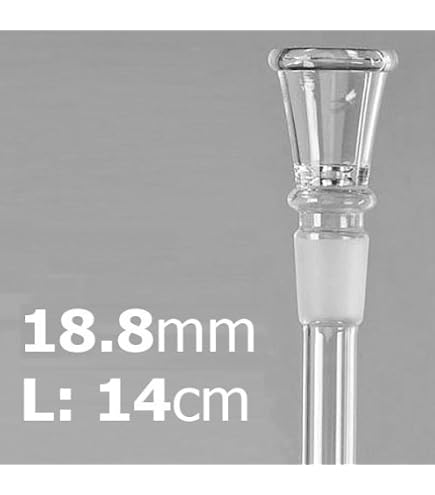 Weedness Bong Glas Chillum Set – 8 Cm, 14,5 Mm Schliff, 4-teilig Mit Feuerzeug & Sieben