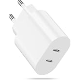 USB C Charger, Head Charger 20W Type C Plug for iPhone 17 16 15 14 13 12 11 Pro MAX Plus Mini SE X XS XR, iPad, Samsung Galax