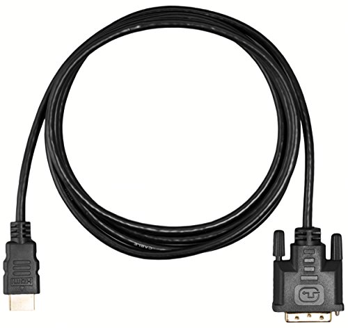 mumbi HDMI / DVI Kabel 2 Meter – 19pol. HDMI-Stecker>18+1 DVI, vergoldet, doppelte Abschirmung, HDTV bis zu 1080p - 2