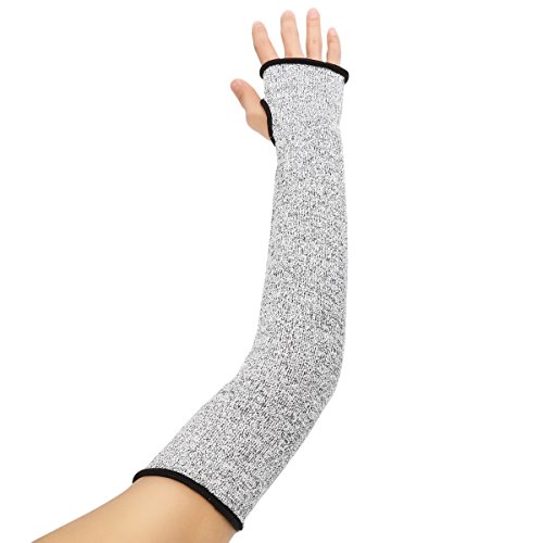 1 Paar Schnitt resistent ?rmeln Schnitt Knit Sleeves Armschutz Anti-Schnitt - 3
