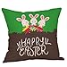 Produktbild IMJONO Kissenbezug 40x40cm, Happy Easter Bunny Kissenbezug Bettwäsche Sofa Kissenbezug Home Decor Kissenbezug