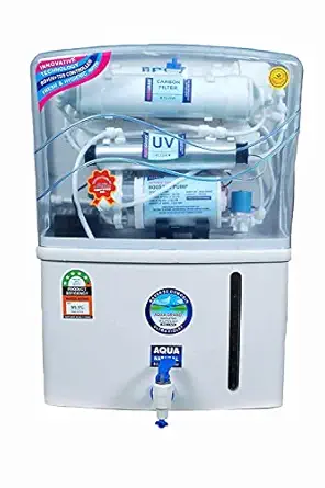 Tyro Delhi Aqua Pvt. Ltd. Aquagrand Plus RO, UV, TDS Advance Technology Electric Water Purifier with Metallic Sheet for Home (12 liters)