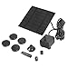 Produktbild Leoboone Gugutogo Solar Panel Power Water Pump Fountain Pump Kit for Outdoor Pool Garden Pond Submersible Square Watering Pump Quick Start