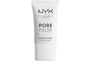 NYX Professional Makeup Primer Pore Filler, Base per makeup, Effetto levigante per minimizzare i pori dilatati, Incarnato uniforme, Arricchito con vitamina E, Formula vegana, 20 ml