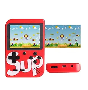 TechKing FT-K1 Game 400 in 1 Super Handheld Game Console, Classic Retro Video Game, Colourful LCD Screen, Portable, Best for Kids