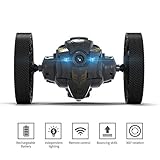 [Leaping Dragon con luces LED]: dos luces LED de colores en la parte superior del auto que salta con el rc brillarán, como los ojos del auto para iluminar el camino a seguir.