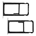 Produktbild BisLinks® Huawei P10 Lite Sim Memory Micro SD Card Tray Slot Halter Silber was-LX1 LX2 Ersatz Teil