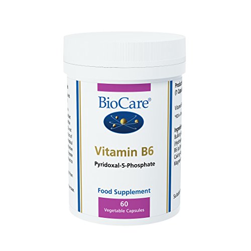 Biocare Vitamin B6 (pyridoxal-5-phosphate 50mg), 60 vegi tapasules